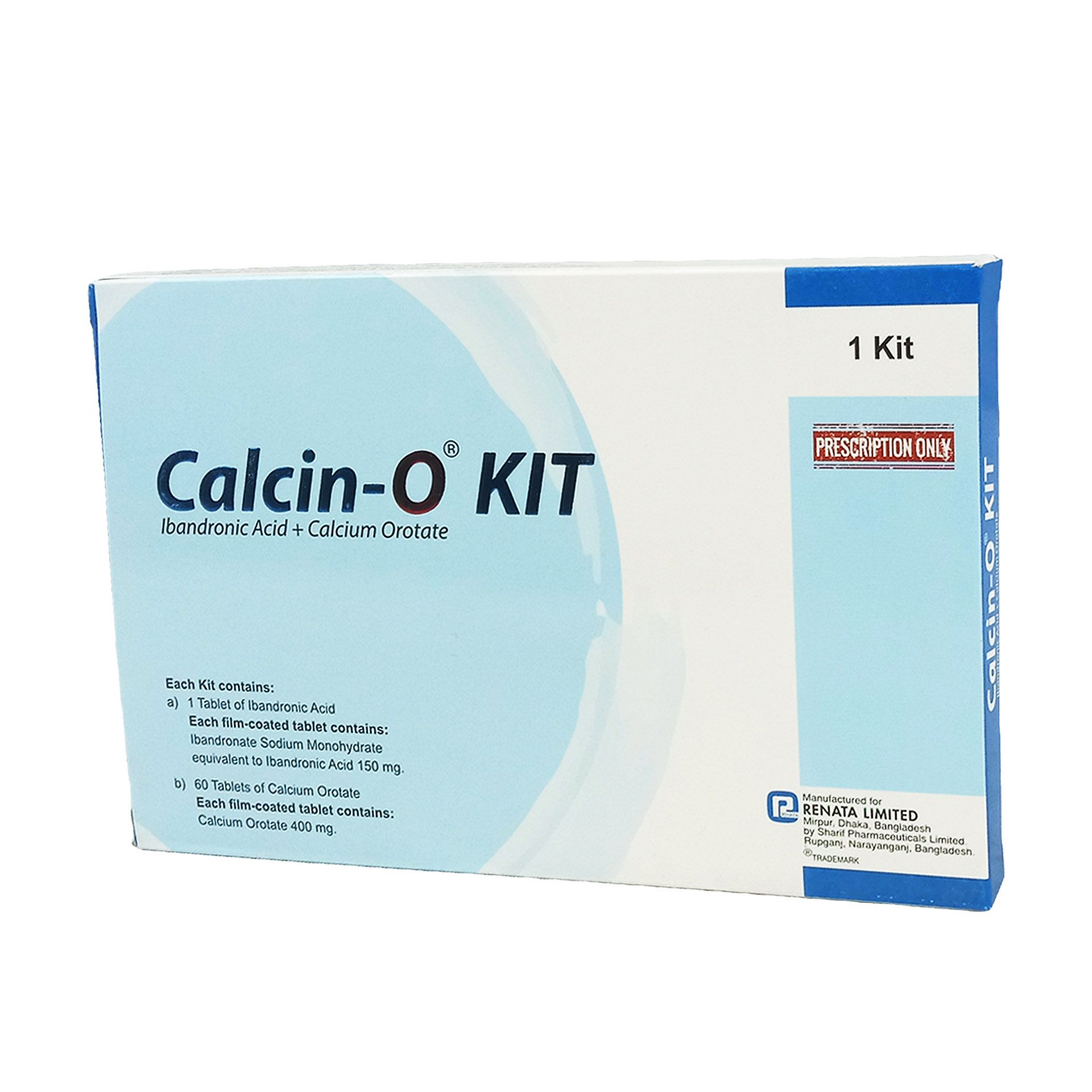 Calcin-O Kit Tablet - (150mg+400mg)