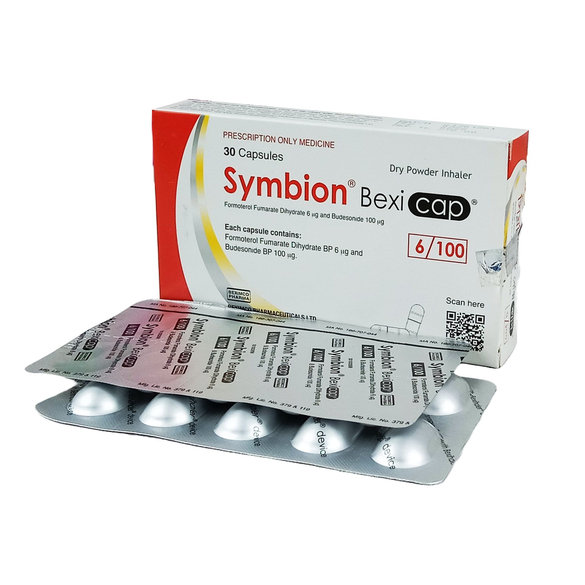 Symbion 6/100 Bexicap Capsule - (100mcg+6mcg)