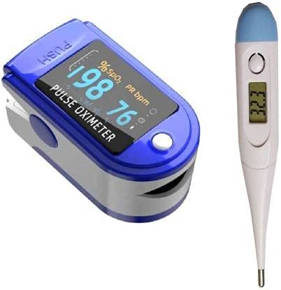 Pulse Oximeter Fingertip And thermometer