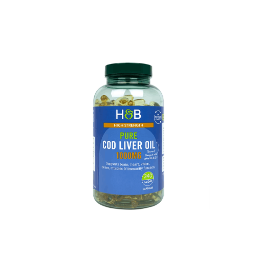 Holland & Barrett Pure Cod Liver Oil 1000mg 240 Capsules