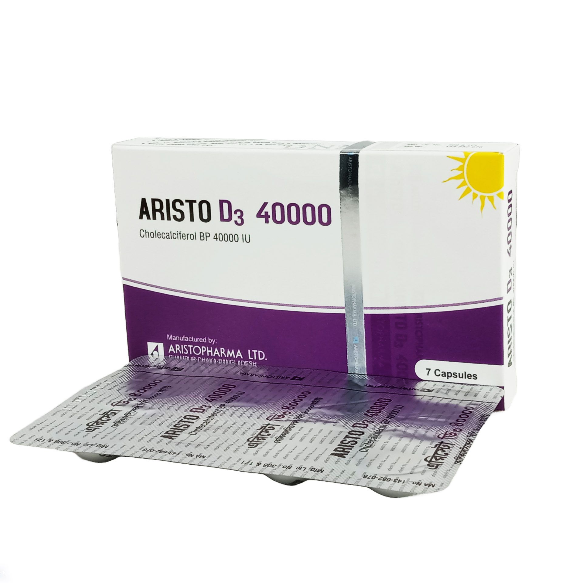 Aristo D3 40000 Capsule - (40000IU)