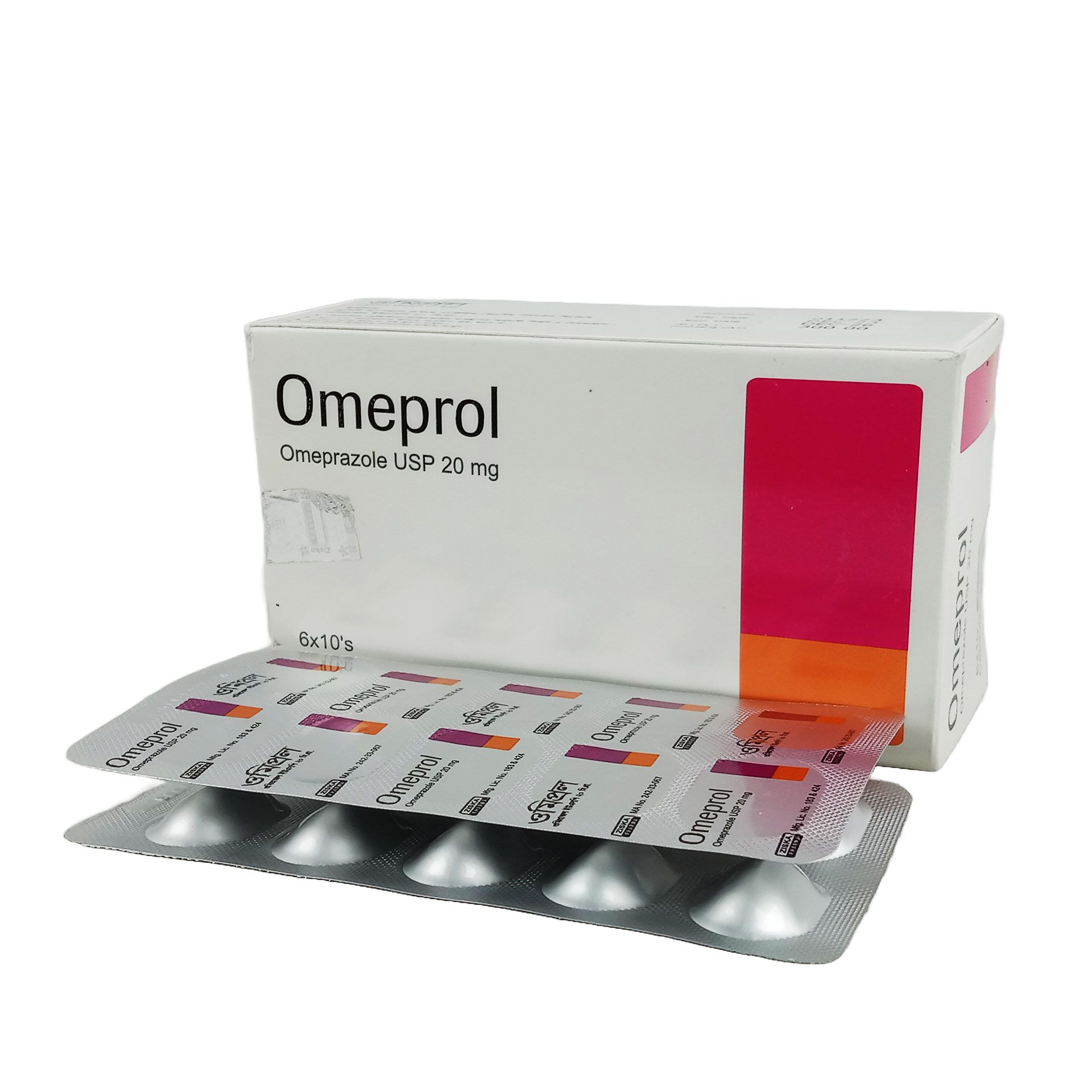 Omeprol 20 - 1 strip