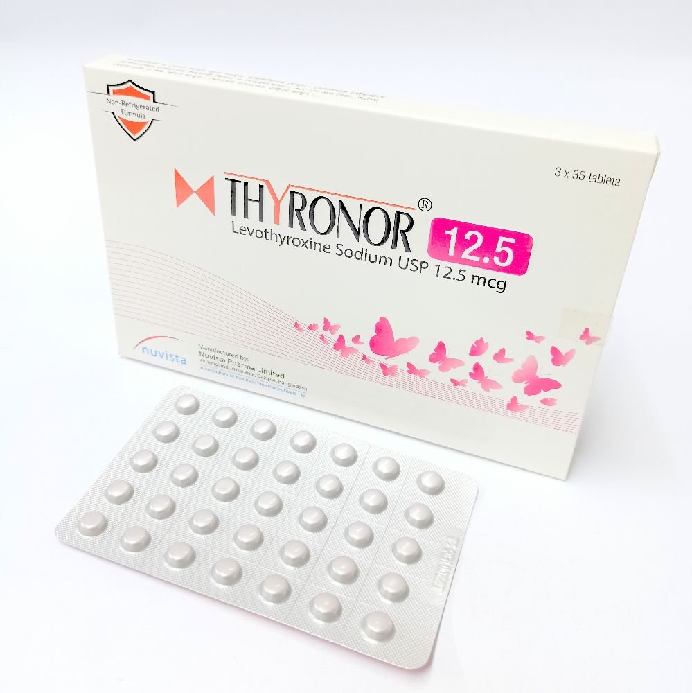 Thyronor 12.5 Tablet - (12.5mcg)