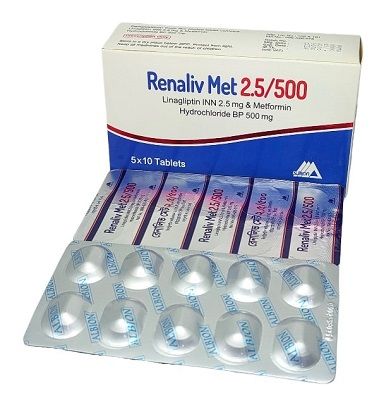 Renaliv Met Tablet - (2.5mg+500mg)