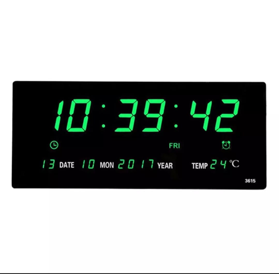Electronic Alarm Clock Digital LED Wall Clock
