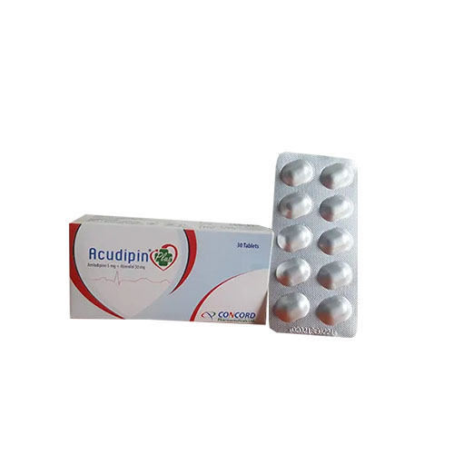 Acudipin Plus Tablet - (5mg+50mg)
