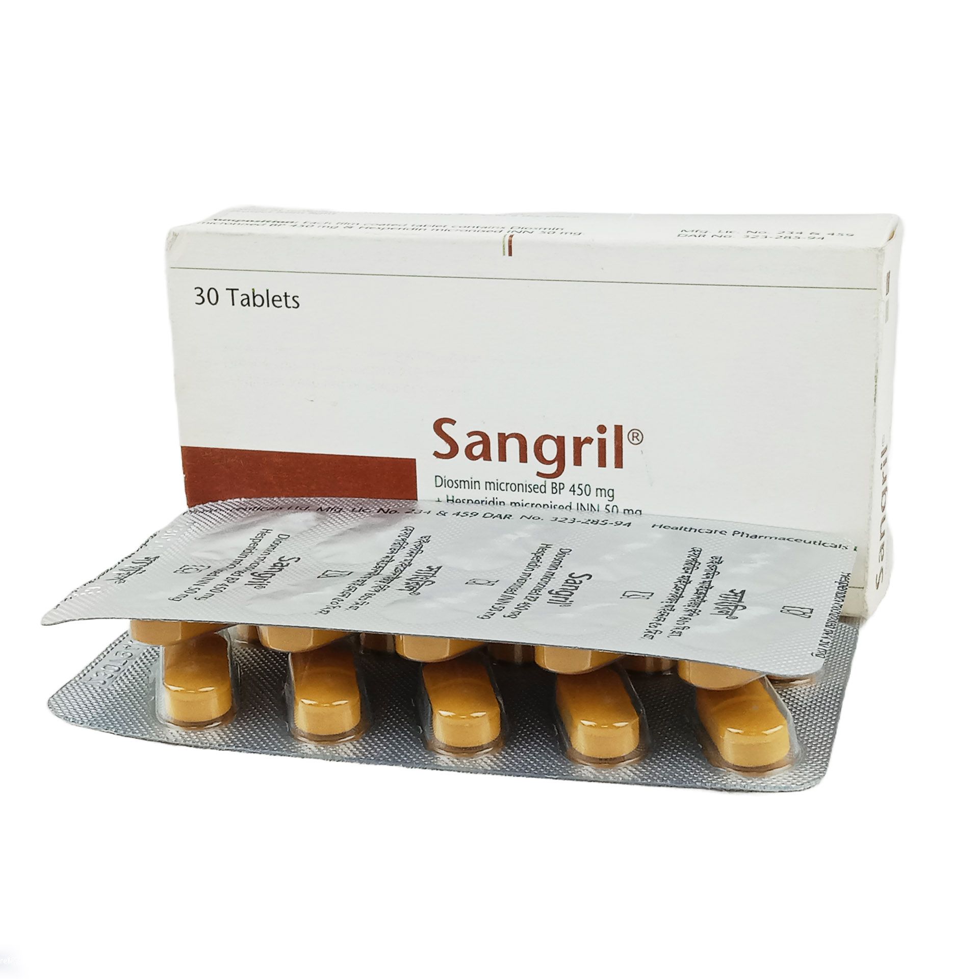Sangril Tablet - (450mg+50mg) - 1 strip