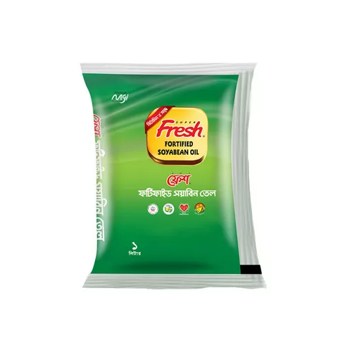 Fresh Fortified Soyabean Oil (Poly) 1 ltr