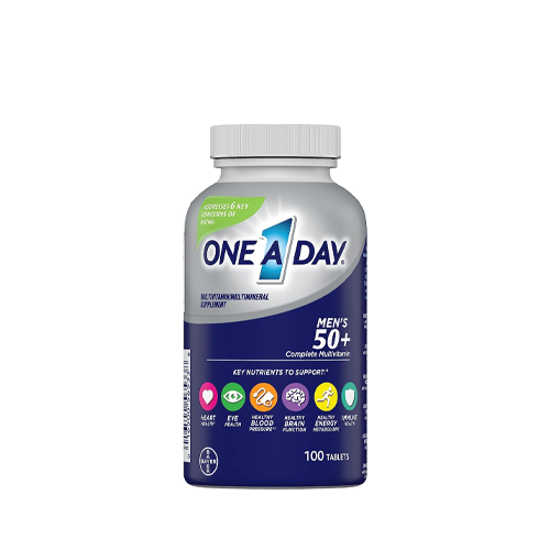 One A Day Men’s 50+ Multivitamins, Supplement With Vitamin A, Vitamin C, Vitamin D, Vitamin E And Zinc For Immune Health Support