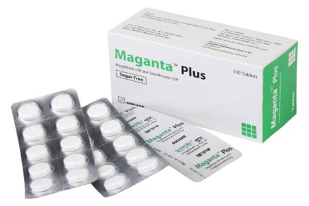 Maganta Plus Tablet - (480mg+20mg - 1 strip