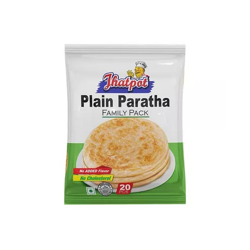 Jhatpot Plain Paratha Family Pack 1600 gm 20 pcs