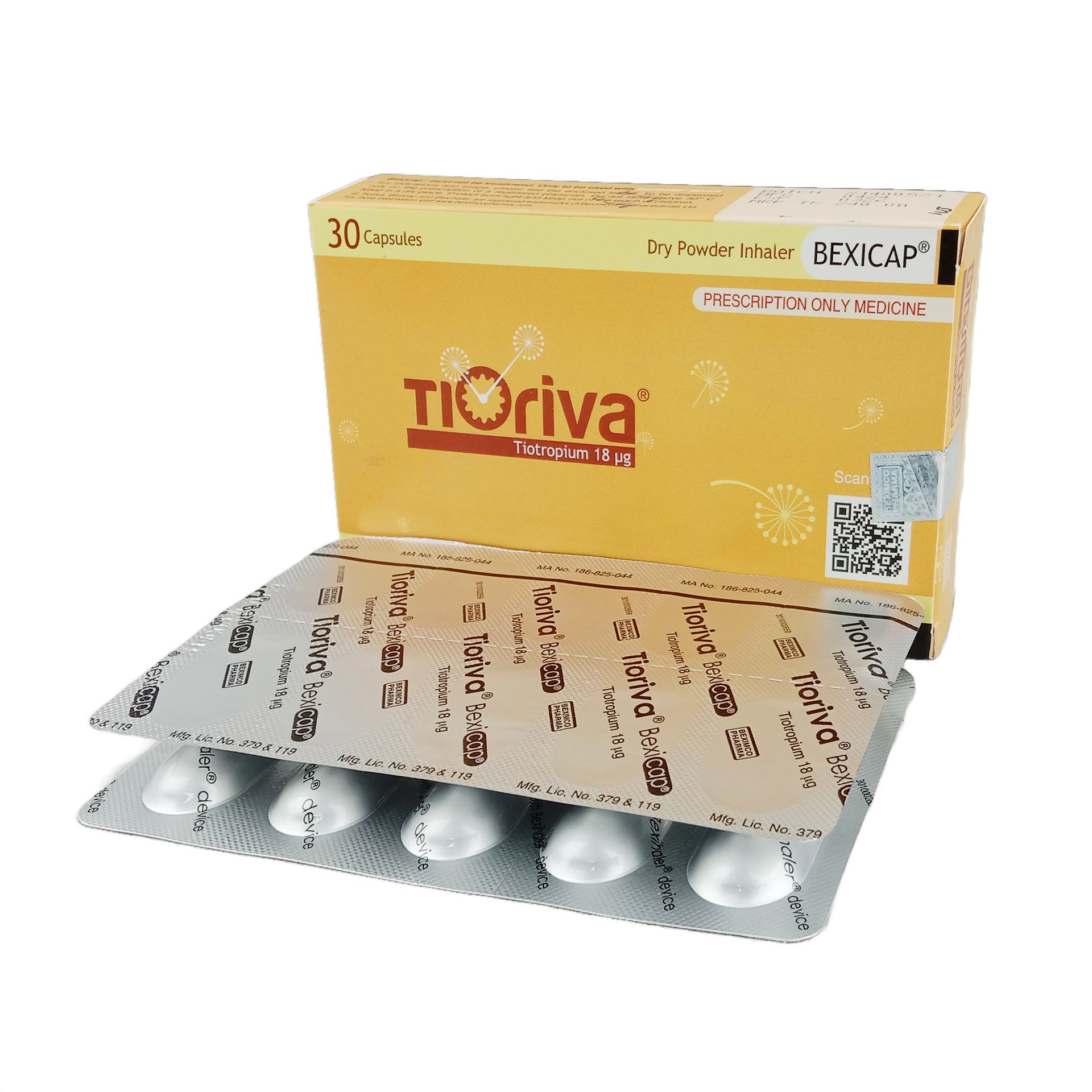Tioriva Bexicap Capsule - (18mcg)