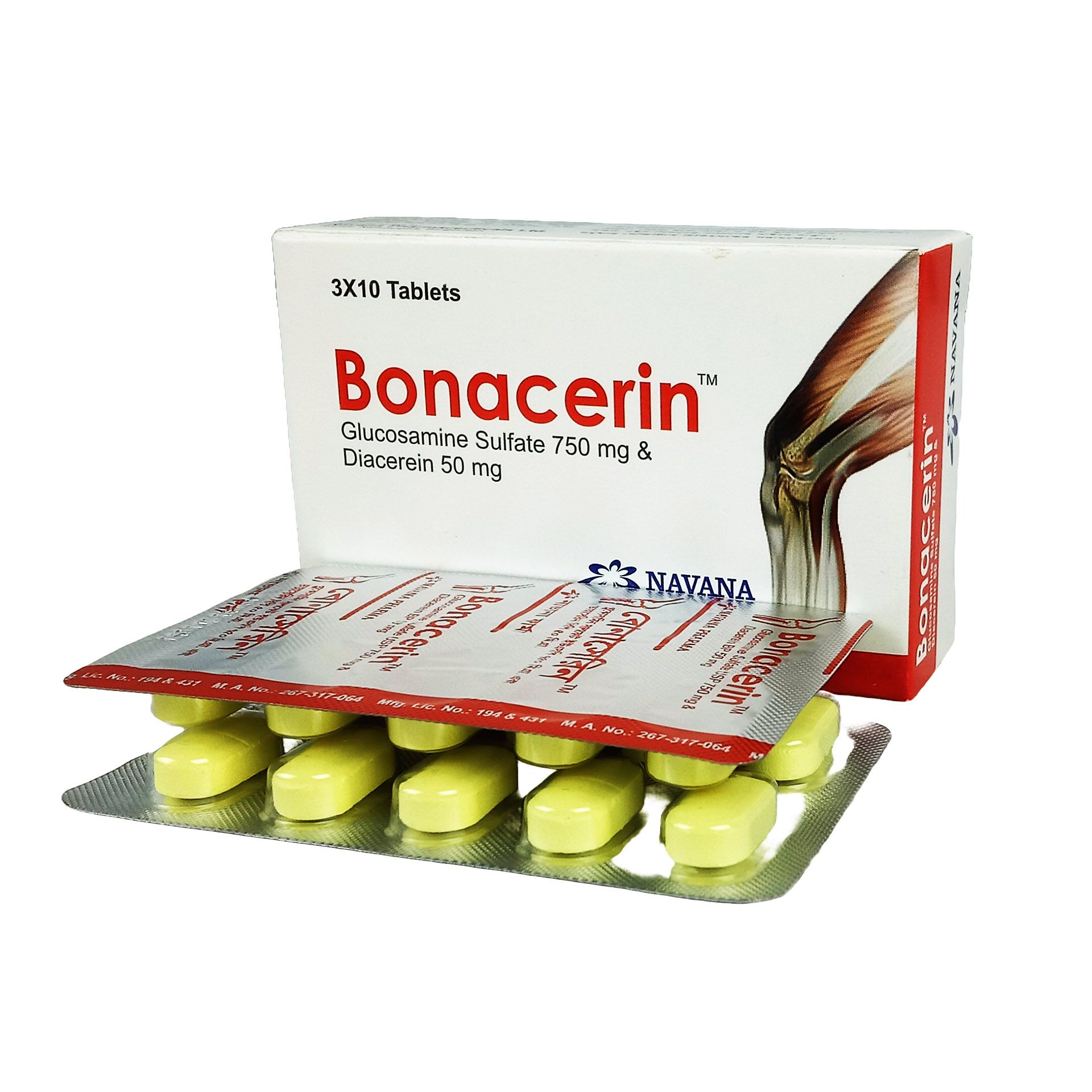 Bonacerin Tablet - (50mg+750mg)