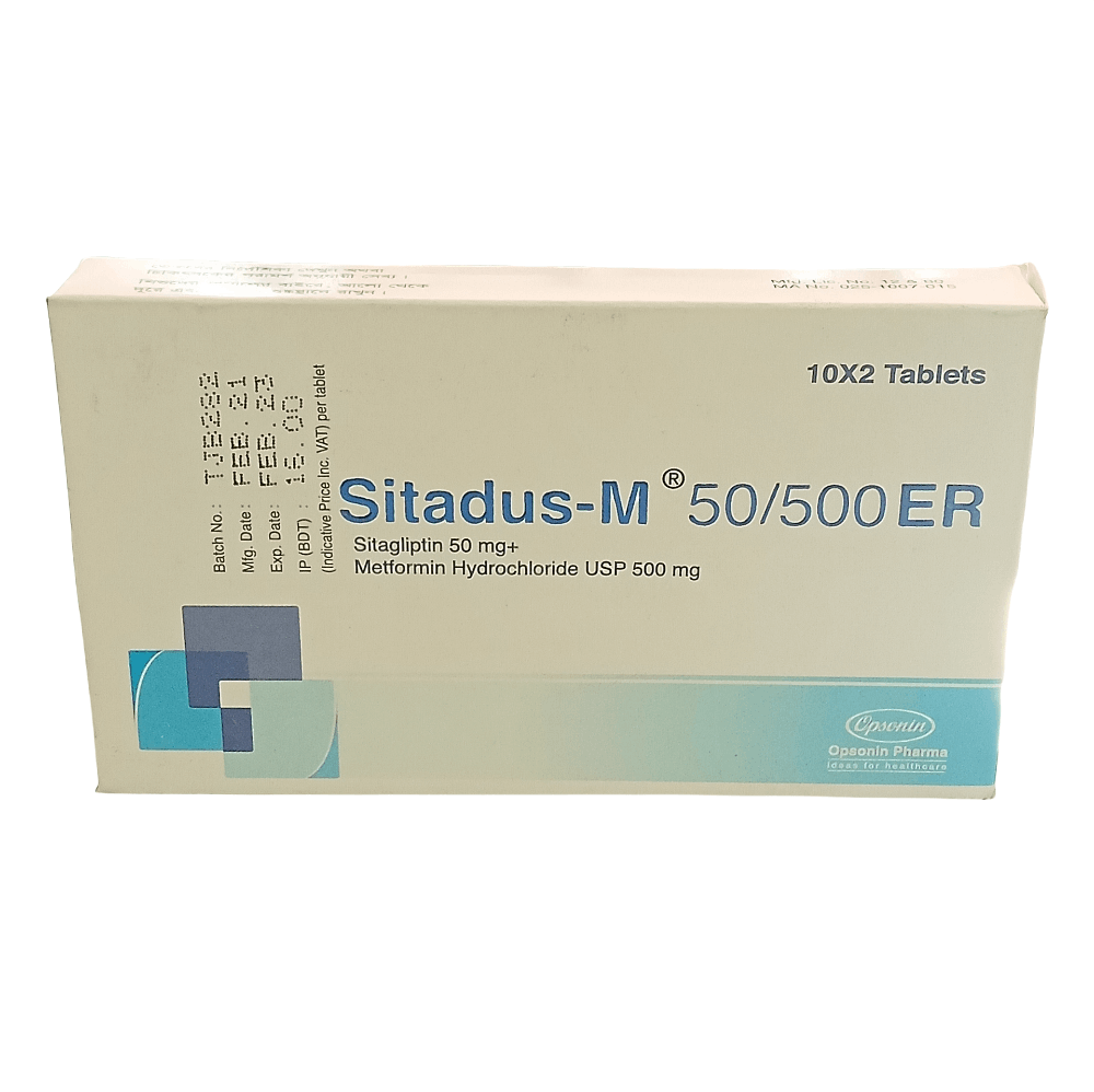 Sitadus M ER 500 Tablet - (500mg+50mg)