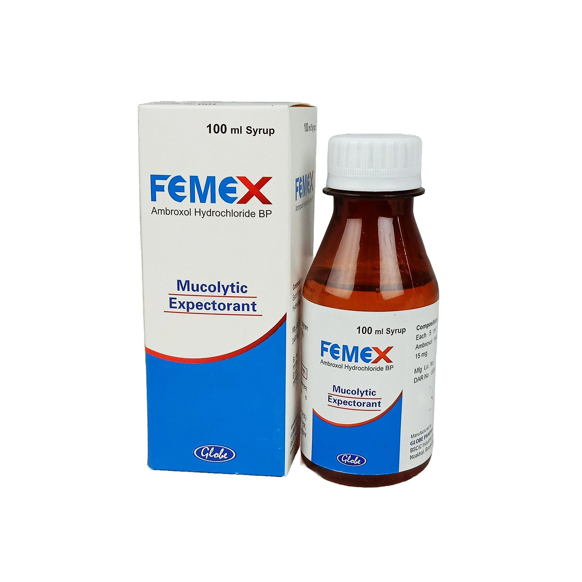 Femex Syrup - (15mg/5ml)