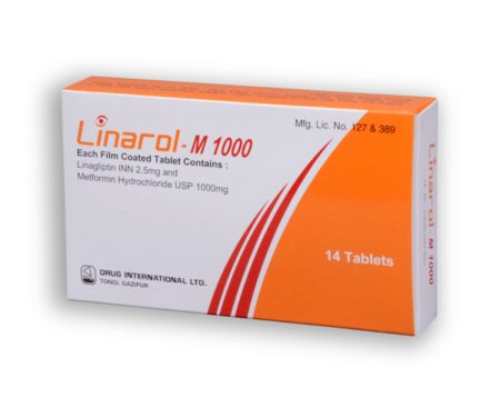 Linarol M 1000 Tablet - (2.5mg+1000mg)