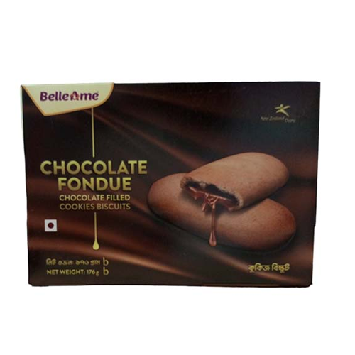 Bella Ame Chocolate Fondue Chocolate Filled Cookies Biscuits 176 gm