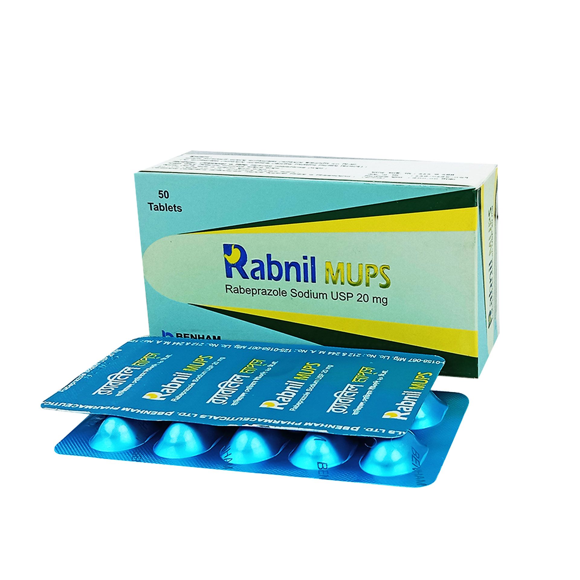 Rabnil MUPS Tablet - (20mg) - 1 strip