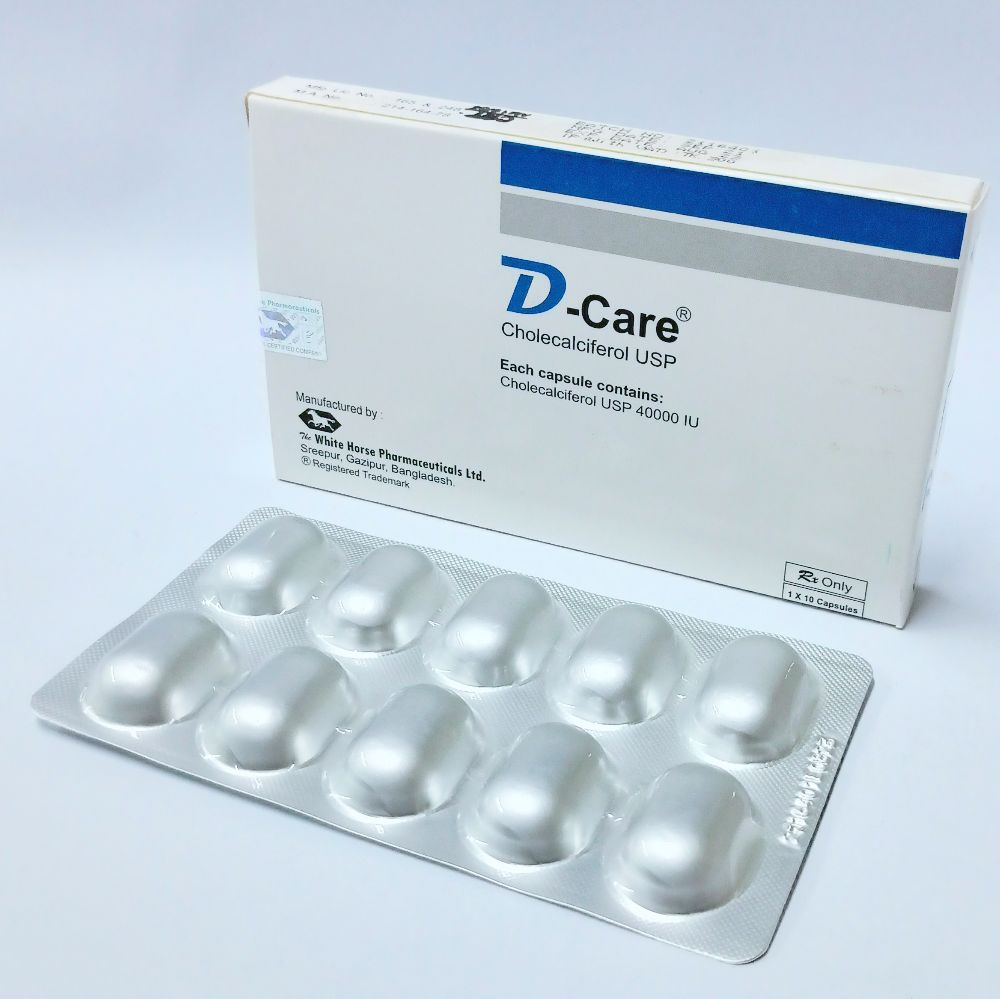 D-Care 40000 Capsule - (40000IU)