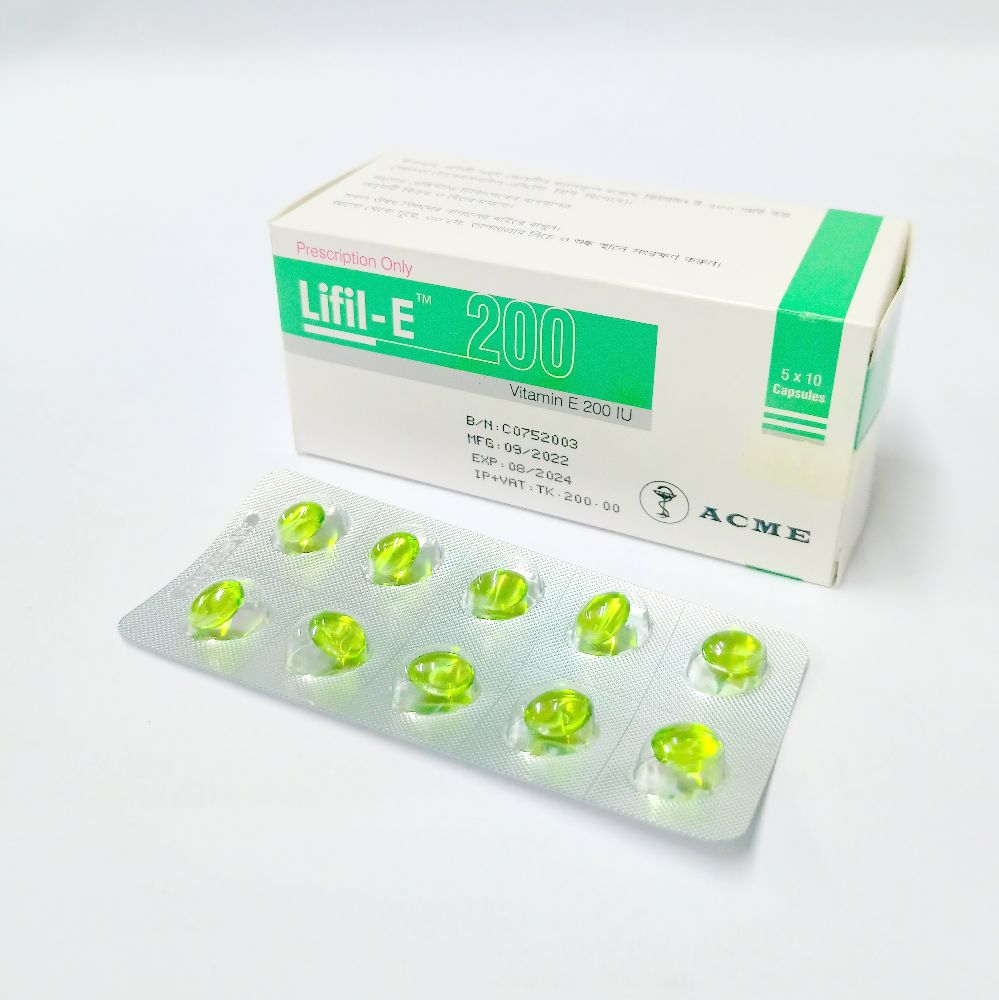 Lifil-E 200 Capsule - (200mg)