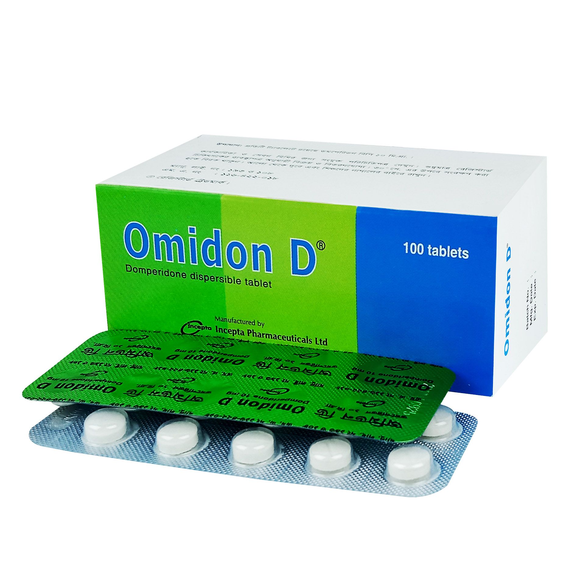 Omidon D Tablet - (10mg) - 1 strip