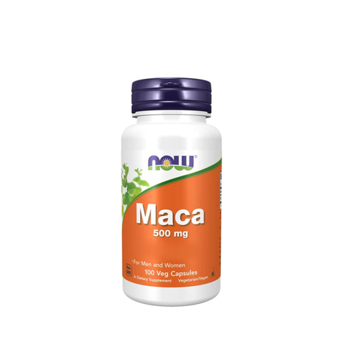 Now Foods Maca, 500mg, Maca Root, Lepidium Meyenii, 100 Vegan Capsules, Lab Tested, Soy Free, Vegetarian, Gluten Free, Non GMO Capsule - (500mg)