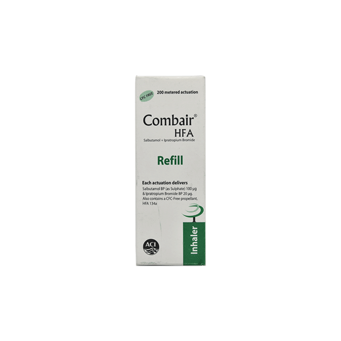 Combair HFA Refill Inhaler - (20mcg+100mcg/Puff)