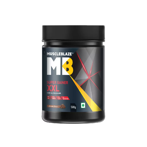 MuscleBlaze Super Gainer XXL for Muscle Growth ( Chocolate Flavor ) 500gm