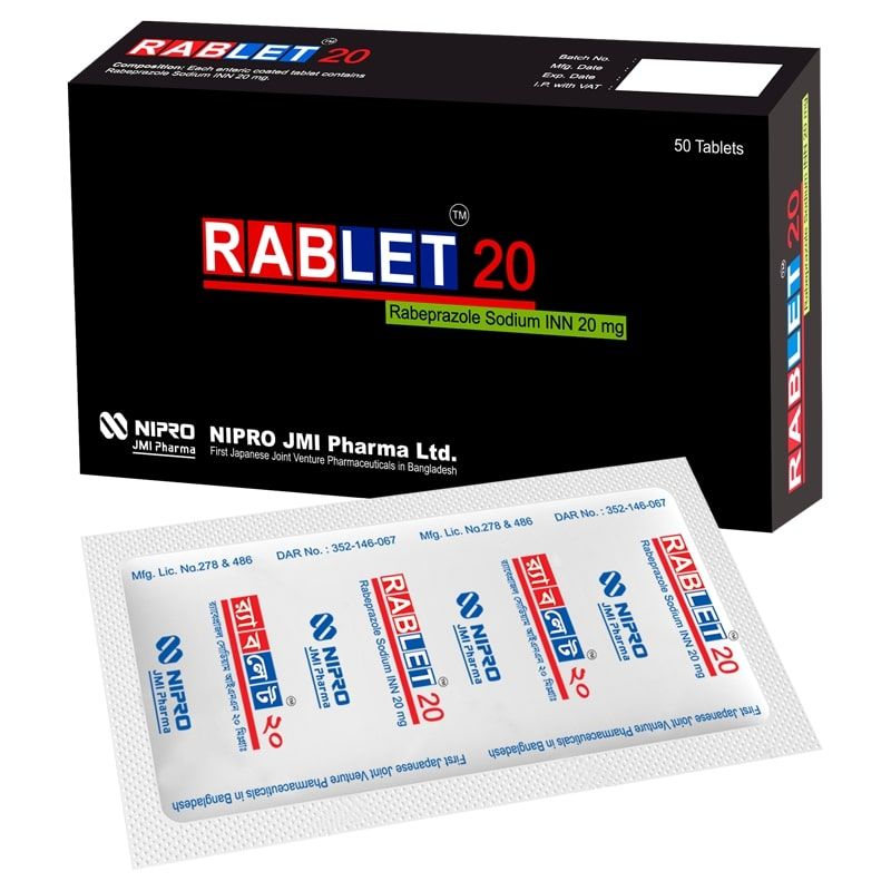 Rablet 20 - 1 strip
