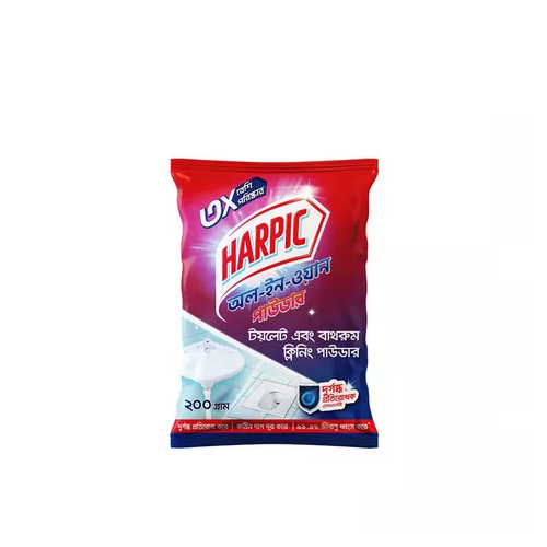 Harpic All-In-One Toilet & Bathroom Cleaning Powder 200 gm