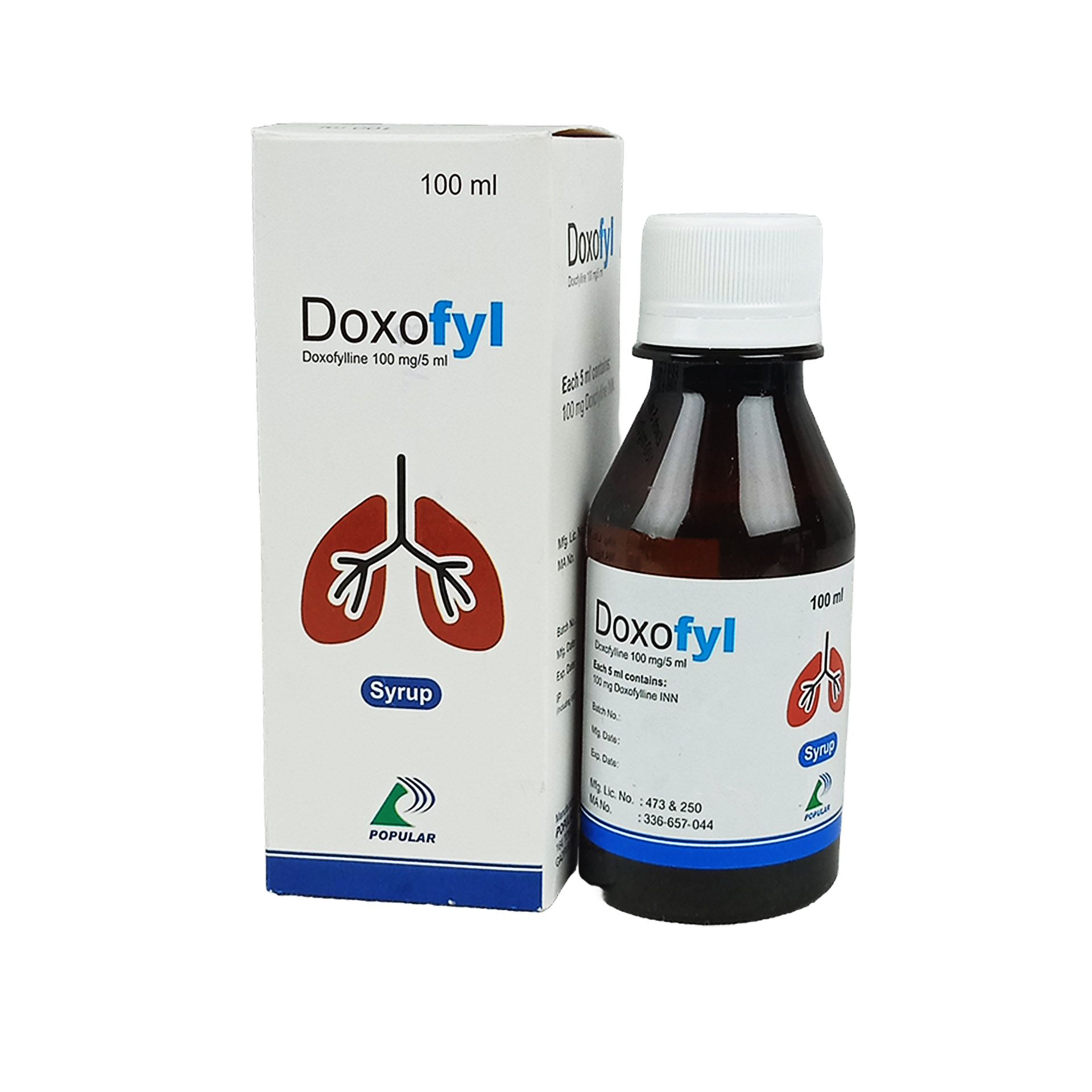 Doxofyl Syrup - (100mg/5ml)