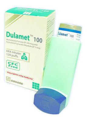 Dulamet 100 HFA Inhaler - (100mcg+5 Mc/Puff)