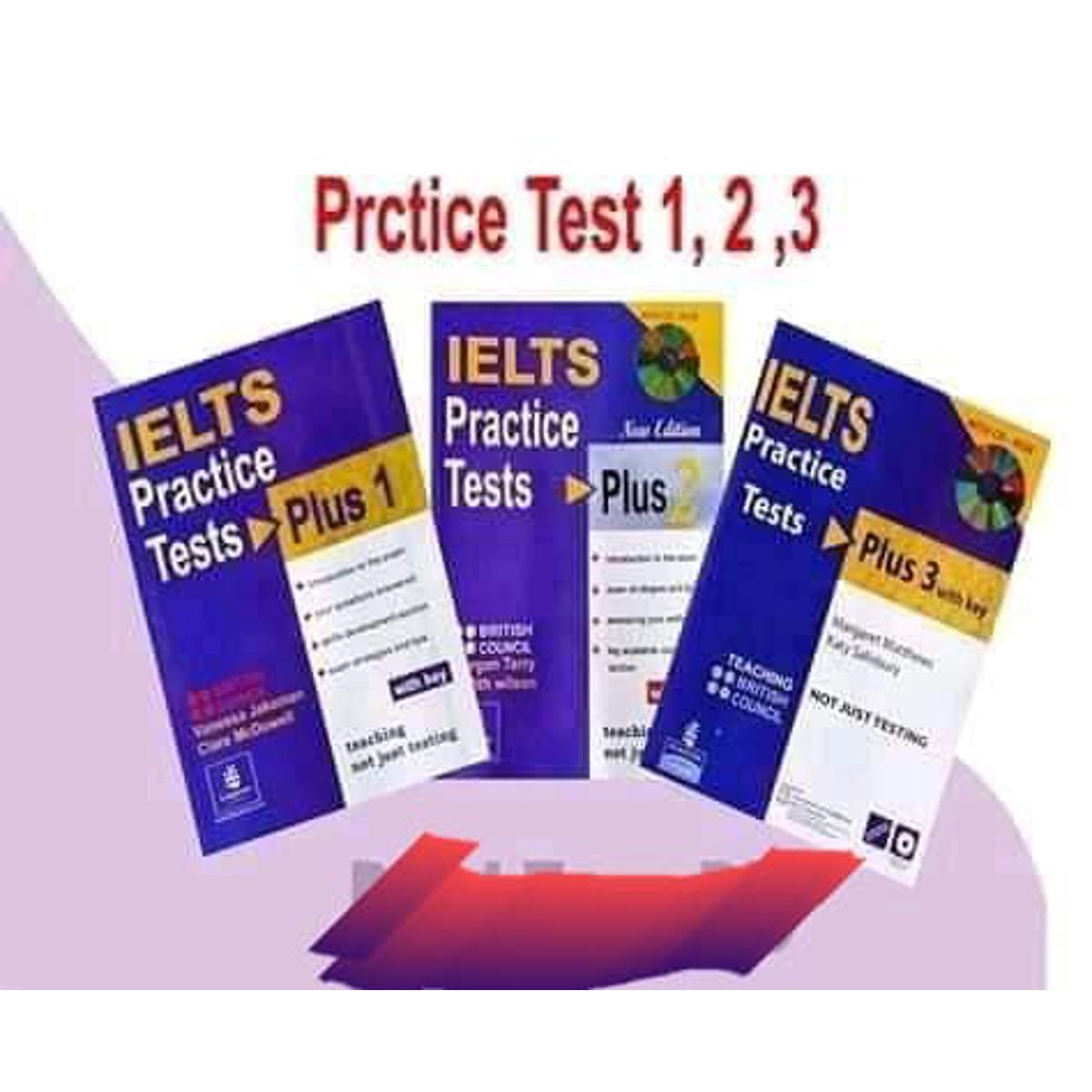 IELTS Practice Tests Plus 1,2,3 With DVD