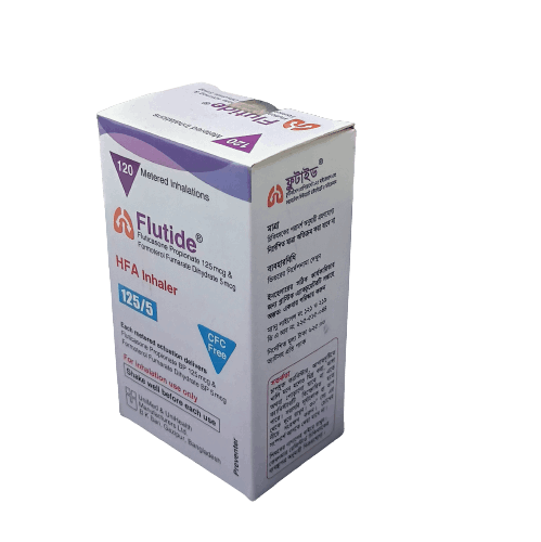 Flutide 125/5 HFA Inhaler - (125mcg+5mcg/Puff)