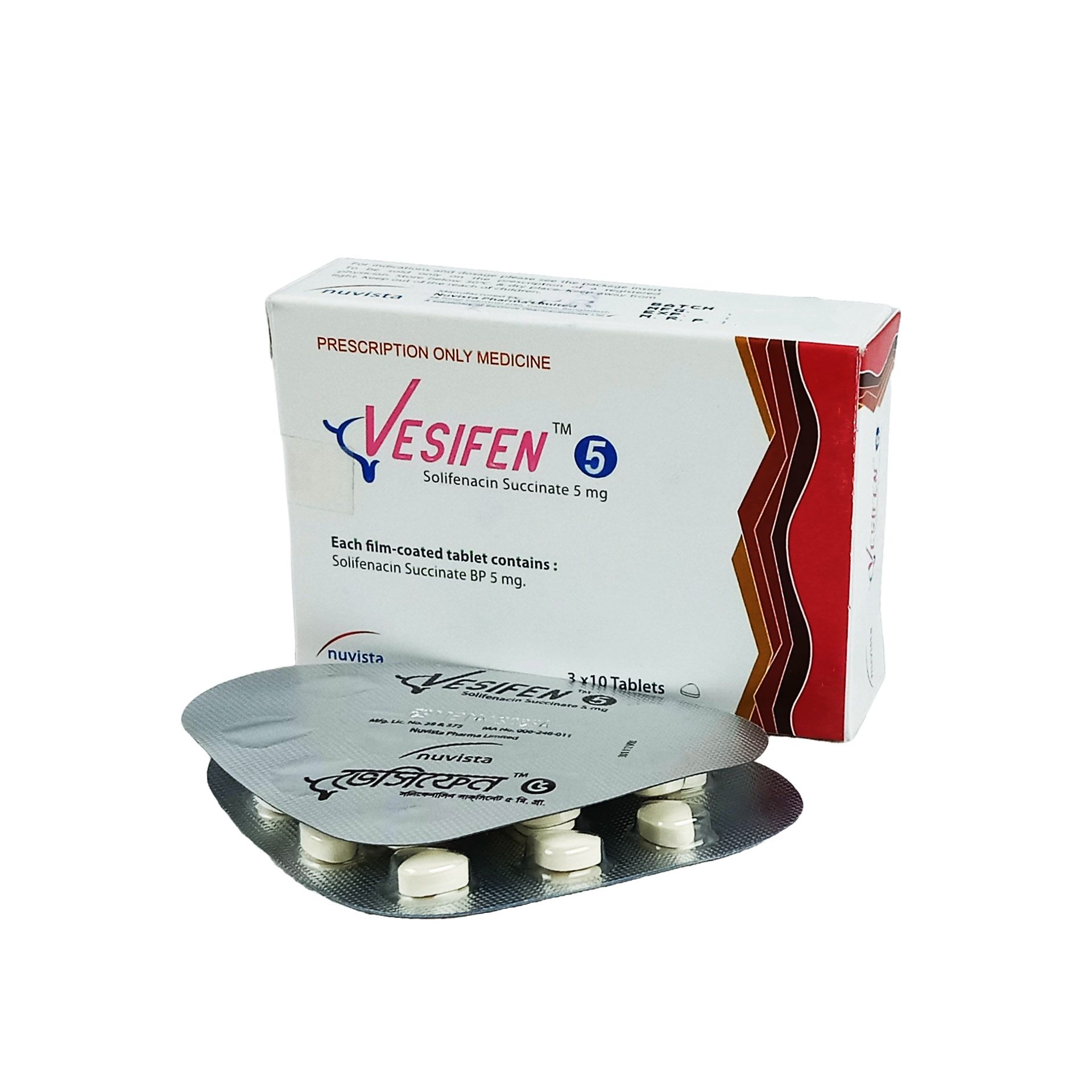 Vesifen Tablet - (5mg) - 1 strip