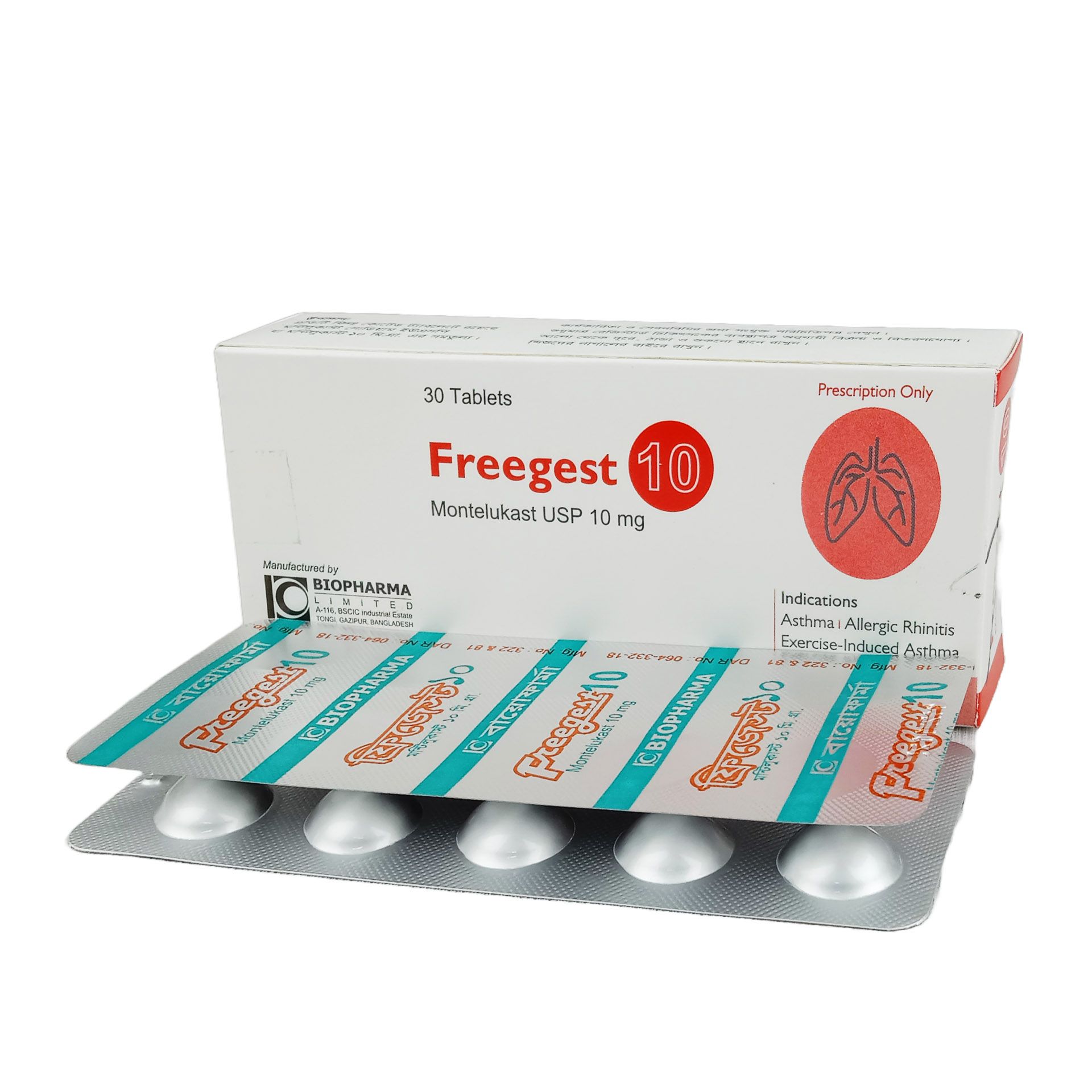 Freegest Tablet - (10mg)