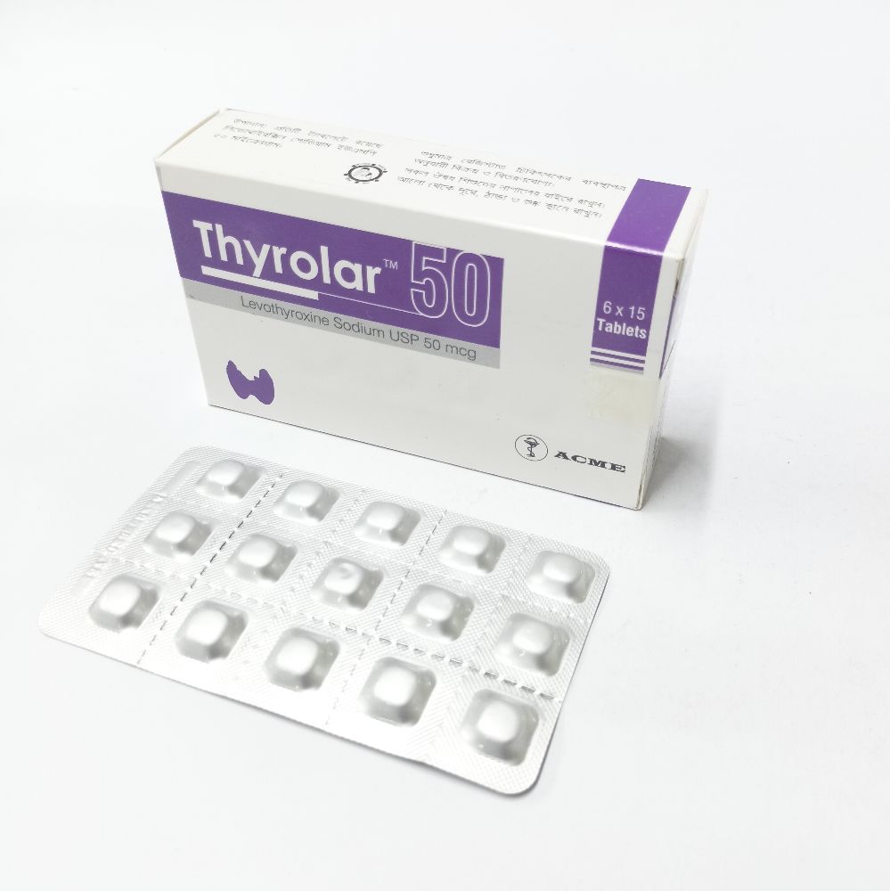 Thyrolar 50 Tablet - (50mcg)