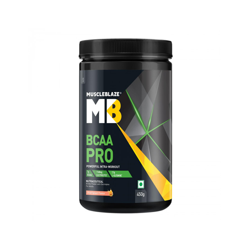 MuscleBlaze BCAA Pro Powerful Intra Workout, 30 Servings, 450g, Fruit Splash