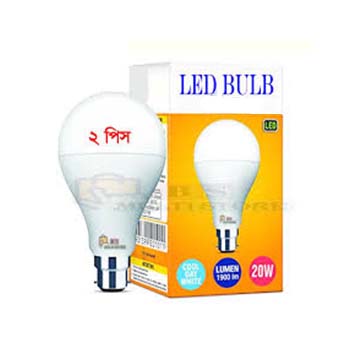 20 Watt LED Light Energy Saving (AC 220V ) Pin Type B-22 LED Bulb