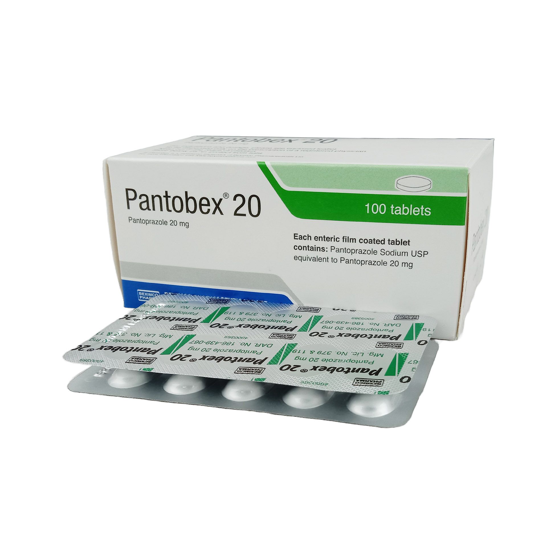 Pantobex 20 - 1 strip