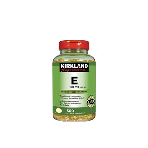 KIRKLAND Signature E 180mg 400IU Helps Supports The Immune System And Antioxidant Activity Capsule - (180mg)