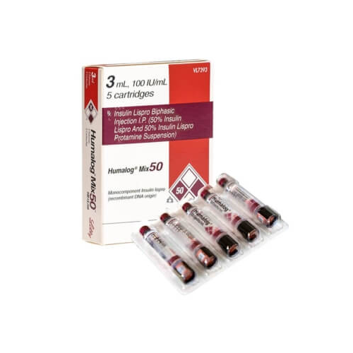 Humalog Mix 50 Cartridge Injection - (3ml)