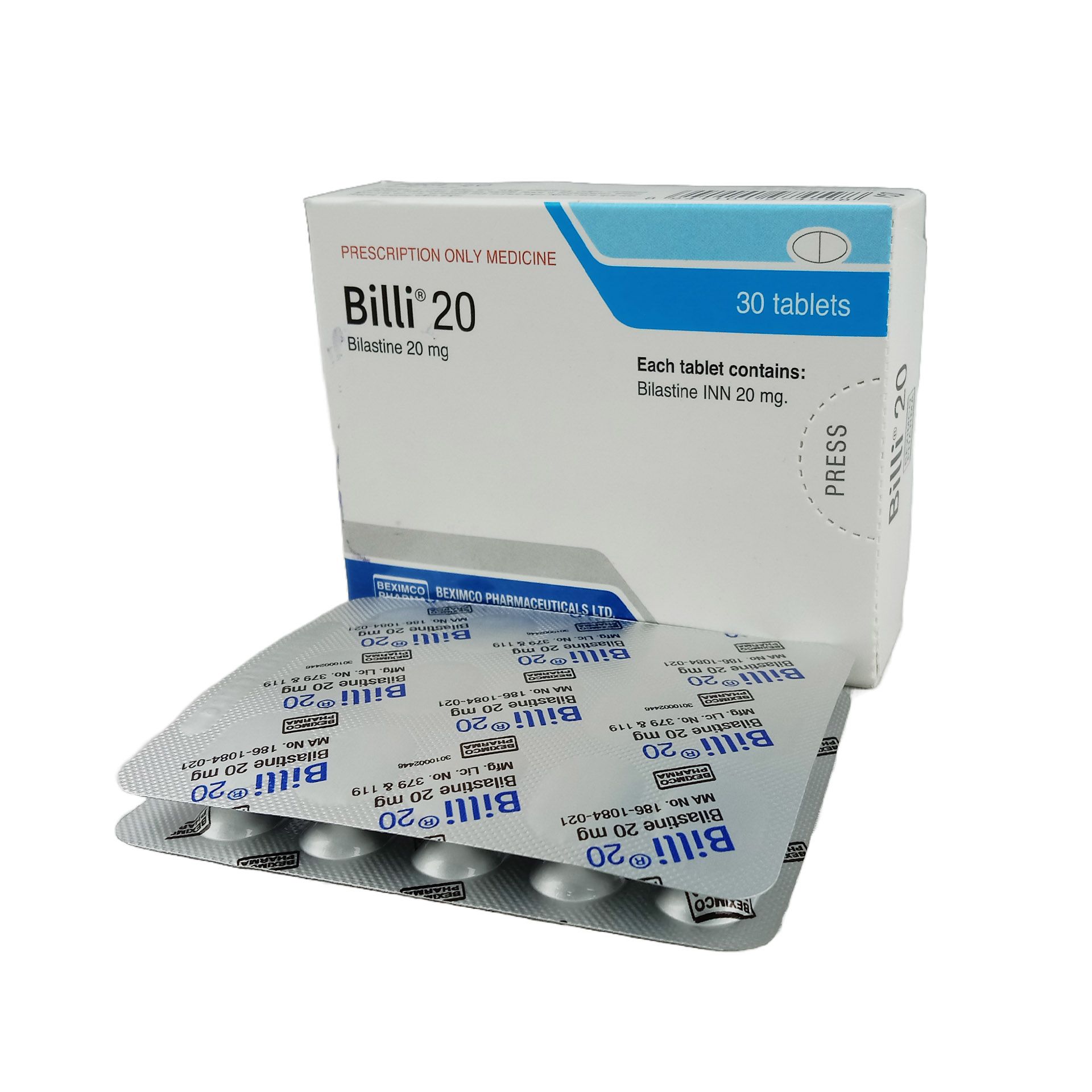 Billi 20 Tablet - (20mg)