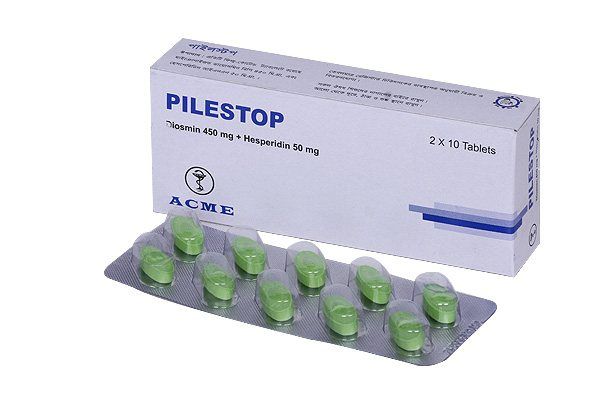 Pilestop Tablet - (450mg+50mg)- 1 strip