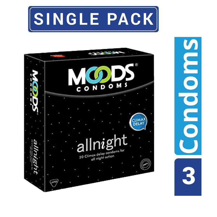 Moods Allnight Condoms Sexual Wellness