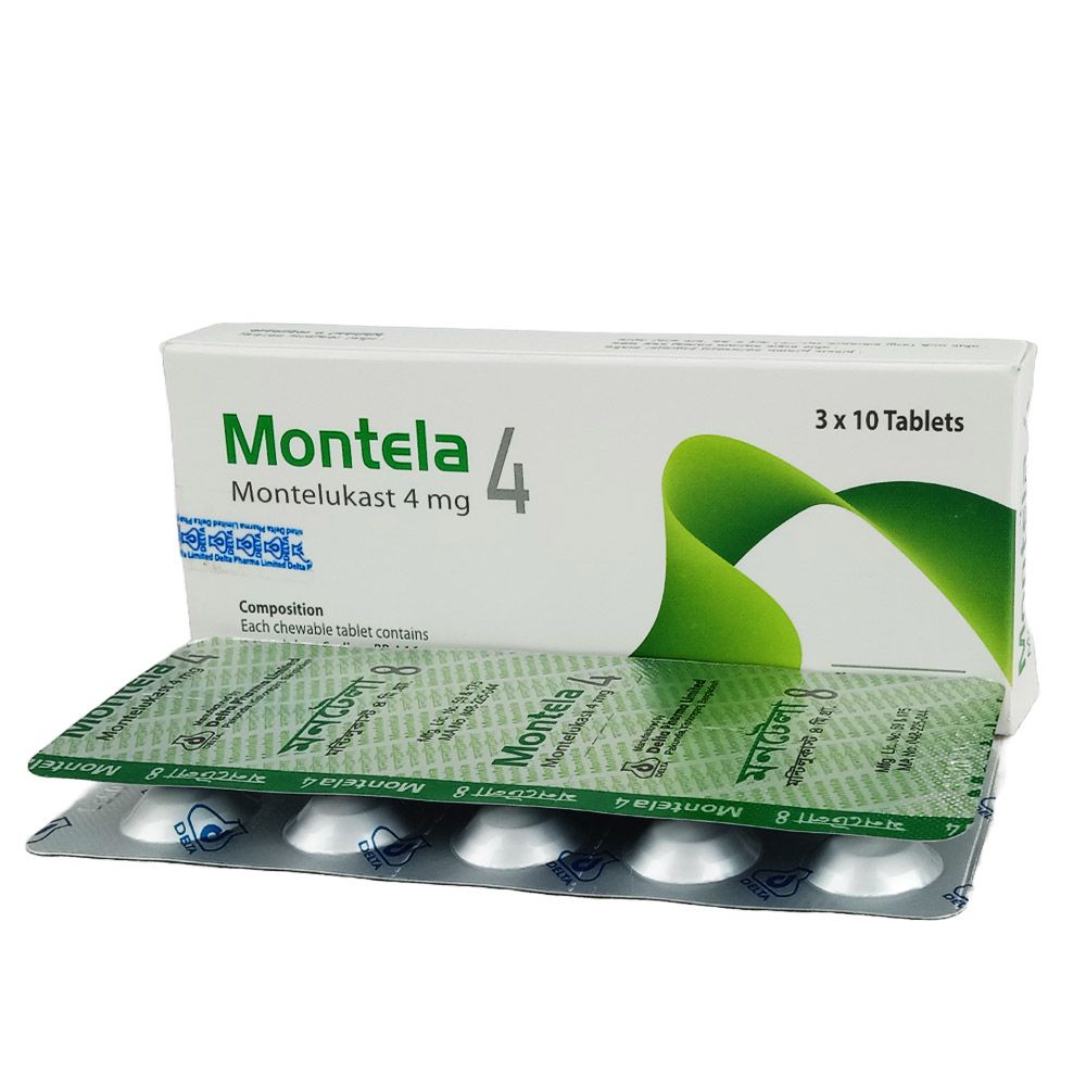 Montela 4 Tablet - (4mg)