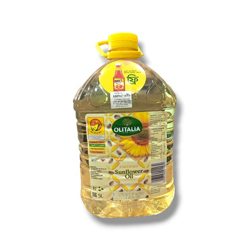 OLITALIA Fortified Sunflower Oil 5 Ltr