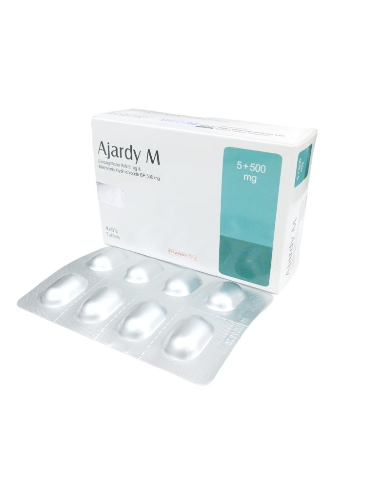 Ajardy M 500 Tablet - (5mg+ 500mg)