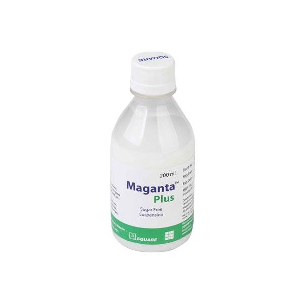Maganta Plus Suspension - (480mg+20mg/5ml)
