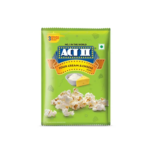 ACT II Sour Cream & Cheese Flavour Popcorn 50 gm